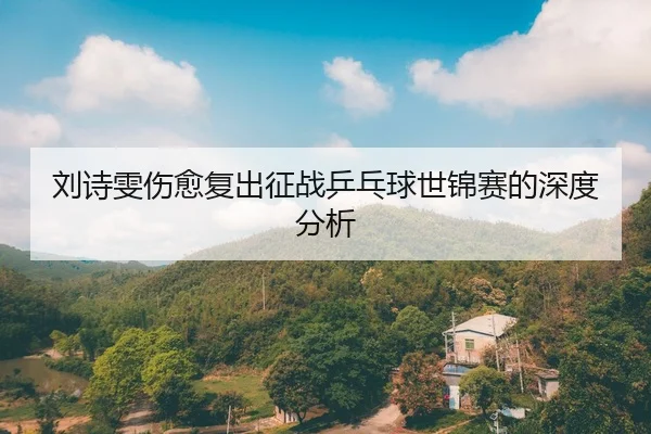 刘诗雯伤愈复出征战乒乓球世锦赛的深度分析